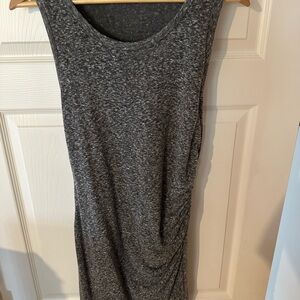 Tildon Ruched Side Sleeveless Knit Dress